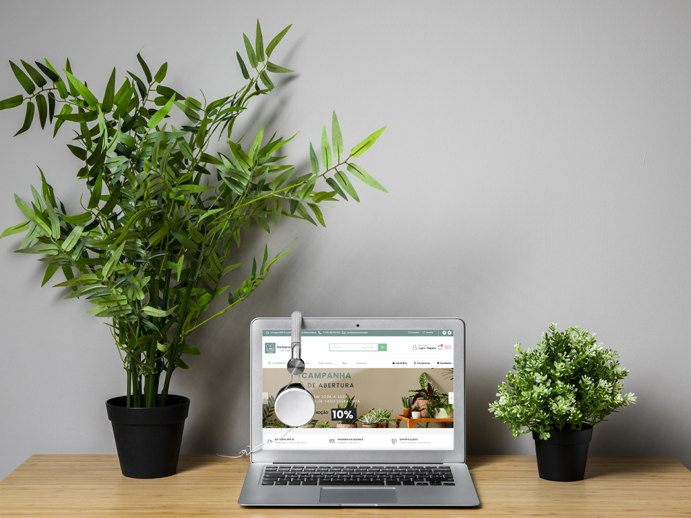 Mockup de loja online